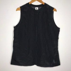 Nike NikeLab Women's Black Large Essentials Tank Top with Mesh Lining Shirt